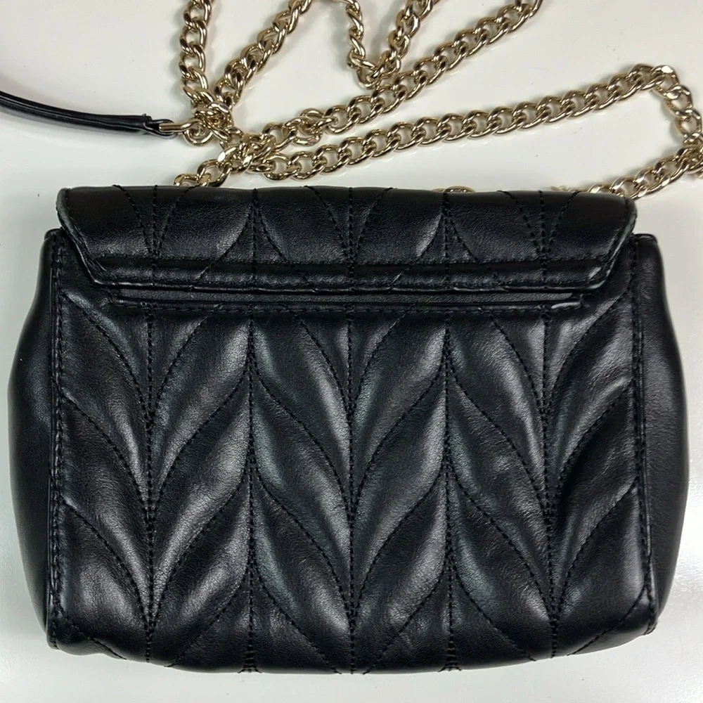 Kate Spade Bariar Lane Quilted Leather Mini‎ Evelyn Shoulder Purse Bag
